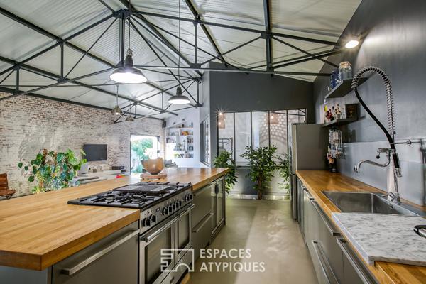 Maison Loft avec piscine