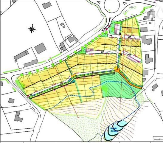 Lotissement Communal  le Pré de l'Etang, votre terrains avec  les commerces et écoles à pieds 