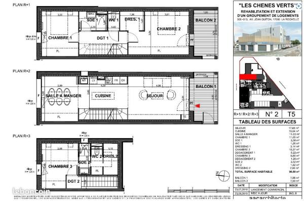 APPARTEMENT T4 Triplex Quartier Port Neuf