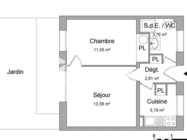 Location Appartement 2 pièces 36.39 m² - 80 AVENUE DU 8 MAI 1945 Argeles Sur Mer 66700