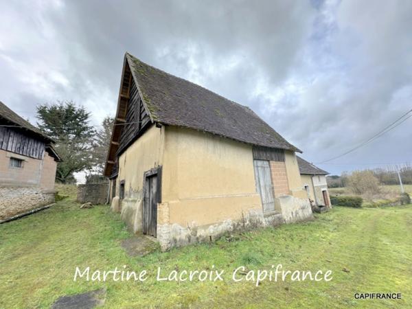 Dpt SARTHE (72), à vendre BONNETABLE - MAISON DE CAMPAGNE ET DÉPENDANCES - TERRAIN DE 3642M²