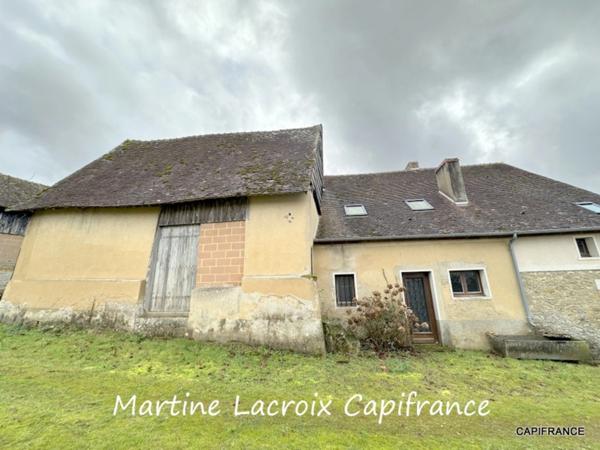 Dpt SARTHE (72), à vendre BONNETABLE - MAISON DE CAMPAGNE ET DÉPENDANCES - TERRAIN DE 3642M²