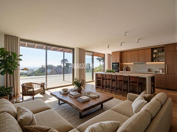 Appartement haut de gamme avec terrasse panoramique et vue mer - Dernier étage au Val André