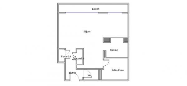 Appartement à vendre 1 pièce 29 m² Courbevoie