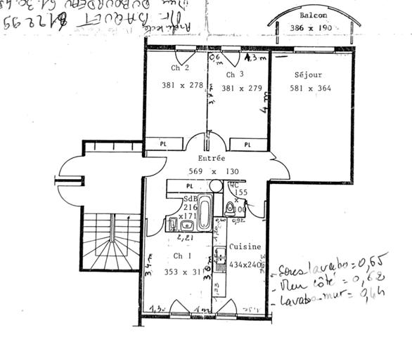 Appartement à vendre 4 pièces 85 m² Blagnac