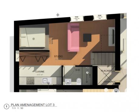 Appartement à vendre 3 pièces 33 m² Moulins-lès-Metz