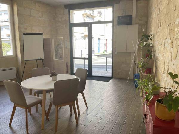 Local Professionnel à louer à Bordeaux – Quartier Fondaudège / Saint-Seurin – 1 242 € HTVA CC