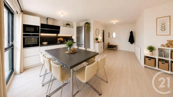 Appartement F4 à vendre  4 pièces - 90,89 m 2   AUBERVILLIERS  - 93