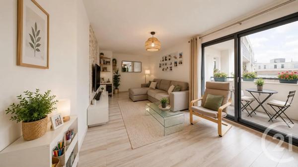 Appartement F4 à vendre  4 pièces - 90,89 m 2   AUBERVILLIERS  - 93