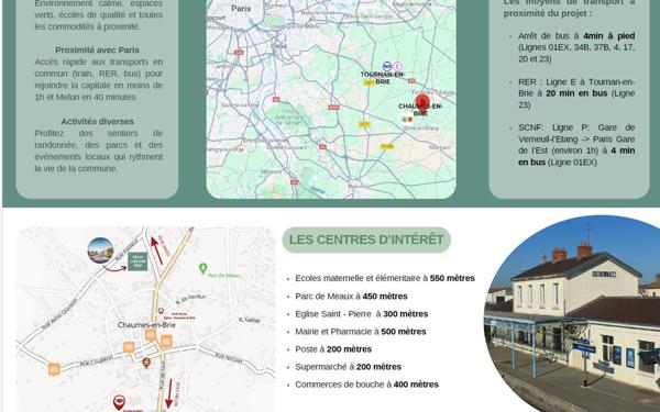 Maison à vendre    5 pièces •  Chaumes-en-Brie