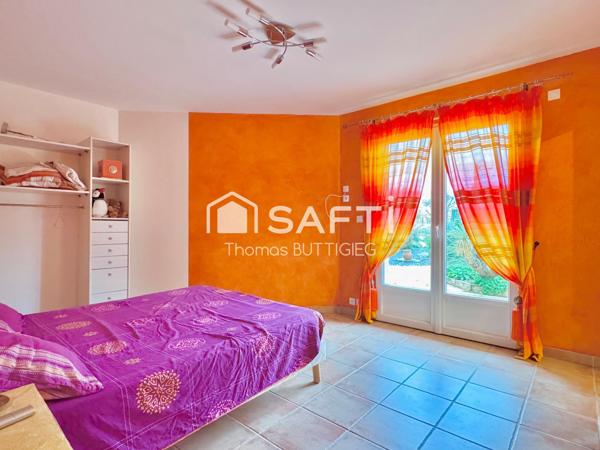 Belle propriété au calme, piscine et logement indépendant.