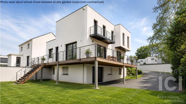 NOUVEAU! Exclusivité Amanda. Entre nature et modernité, une propriété contemporaine rare de 160 m² au coeur d'un environnement privilégié.