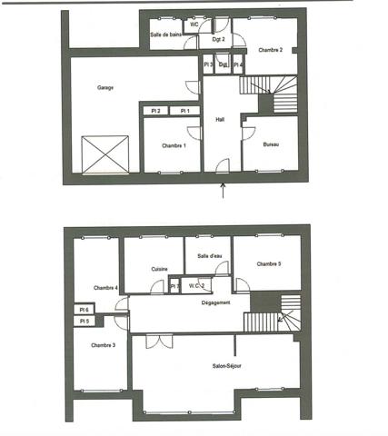Maison 8 pièces - 145 m² Exclusivité efficity