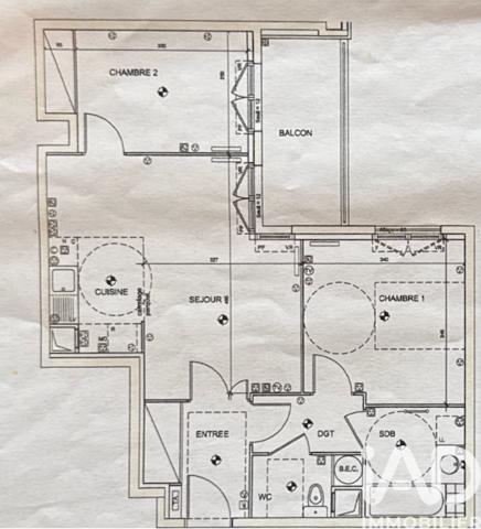 Appartement à vendre 3 pièces 59 m² Issy-les-Moulineaux