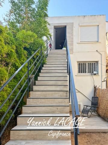 IMMEUBLE DE RAPPORT À VENDRE – MARSEILLE 10ᵉ – BAR + 2 LOGEMENTS + COUR PRIVATIVE