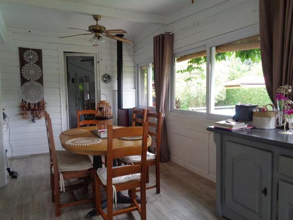 Beauzac(43), chalet de 67 m2 habitables, 2 chambres sur 451 m2 de terrain