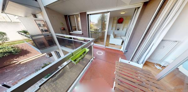 2 piéces 52m² meublé avec balcon