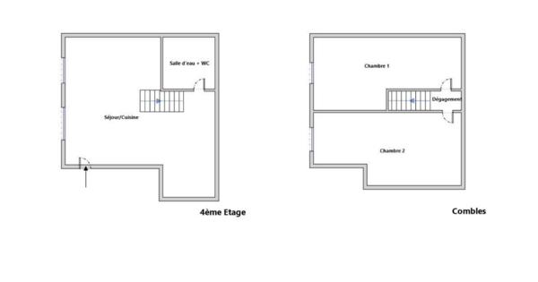 Appartement à vendre 3 pièces 66 m² Paris 3