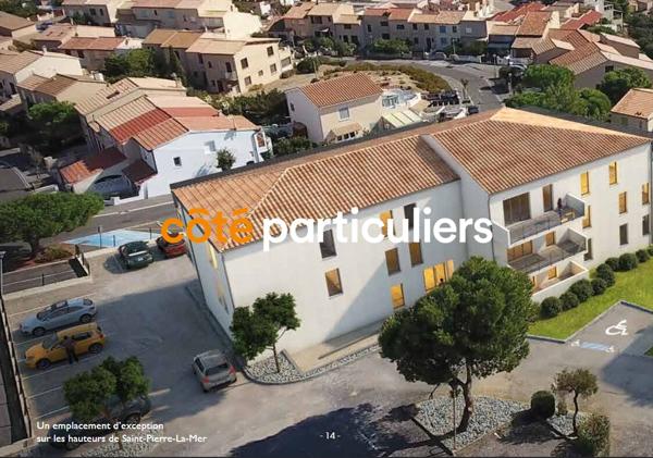 Vente Appartement40,58 m² - 3 Pièces - SAINT PIERRE LA MER (11560)