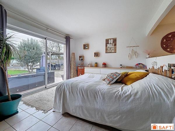 Villa familiale 4 chambres + bureau- piscine — Sainte-Euphémie / limite Saint-Didier-de-Formans