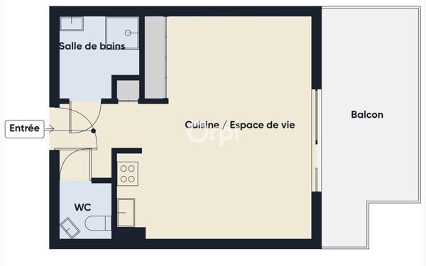 Appartement à vendre    1 pièce • 35,41 m2 Mandelieu-la-Napoule