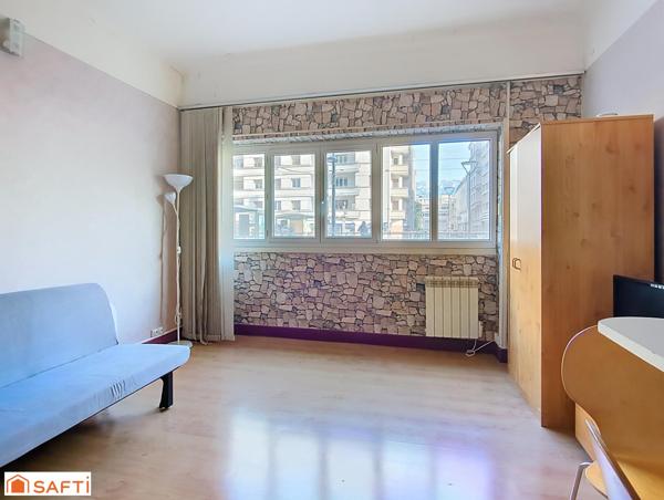 Studio loué -  22m²  – Emplacement central stratégique – Grenoble