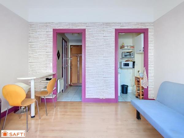 Studio loué -  22m²  – Emplacement central stratégique – Grenoble