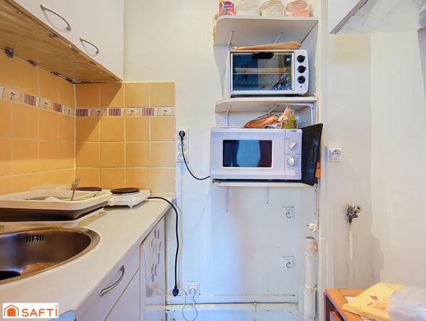 Studio loué -  22m²  – Emplacement central stratégique – Grenoble