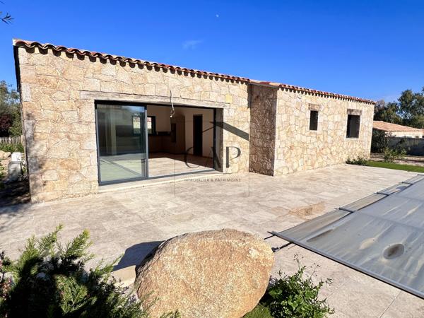 Ste lucie de porto vecchio (20144) Villa individuelle en pierres type bergerie avec piscine Lecci sainte lucie de Porto Vecchio