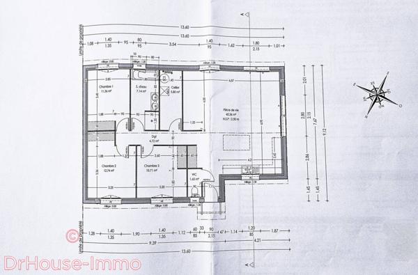 Maison à vendre 4 pièces de 100 m²