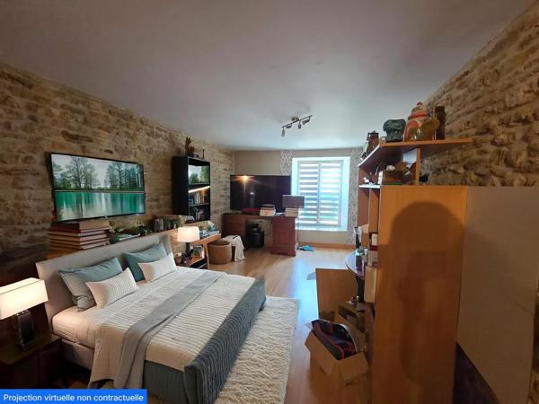 Maison 2 chambres cour cave