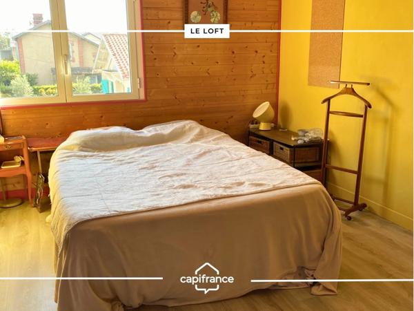 Maison comprenant : un loft, un studio indépendant et un local professionnel