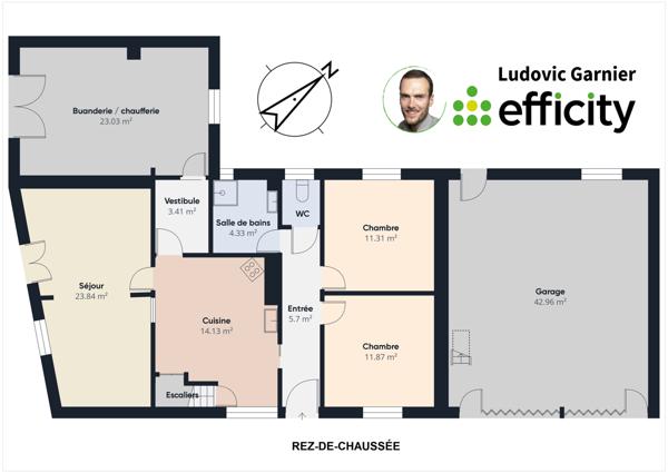 Maison 5 pièces - 92 m²