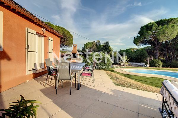 A VENDRE ! EN EXCLUSIVITE à VIDAUBAN Maison 4 pièces de 115 m² avec Piscine et garage sur 2548 m² de terrain