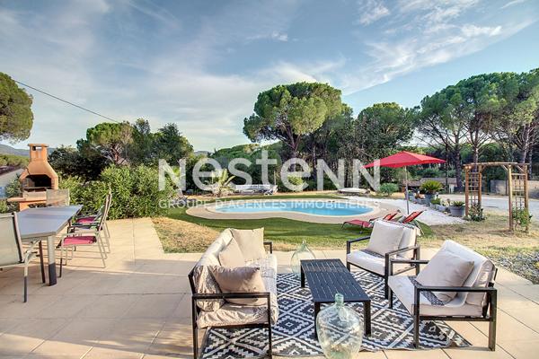 A VENDRE ! EN EXCLUSIVITE à VIDAUBAN Maison 4 pièces de 115 m² avec Piscine et garage sur 2548 m² de terrain
