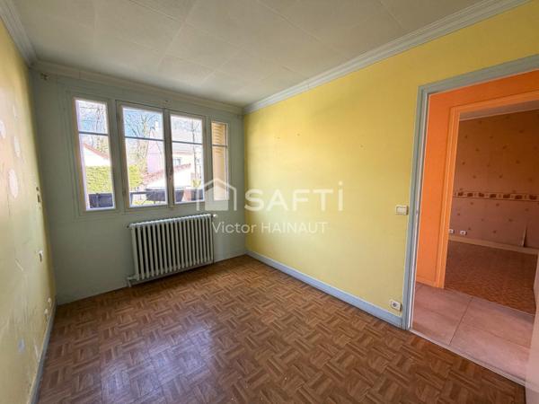 Maison 3 pièces - 65 m² - proche centre-ville de Villecresnes