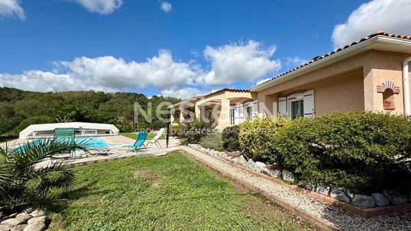 A 10MIN DE PAMIERS : MAISON T4 DE PP AVEC JARDIN, GARAGE ET PISCINE