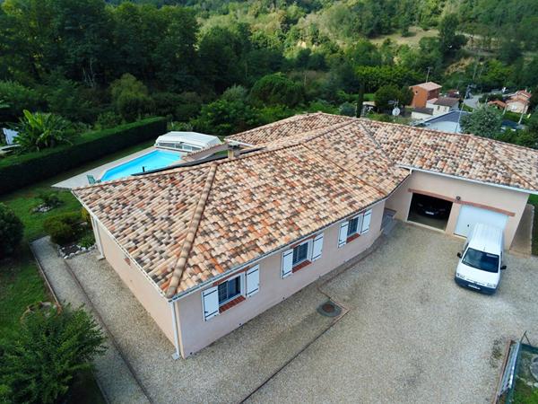 A 10MIN DE PAMIERS : MAISON T4 DE PP AVEC JARDIN, GARAGE ET PISCINE