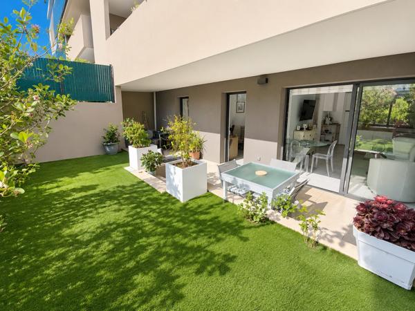 Appartement rez-de-jardin, 3 pièces, 10min à pieds de la mer