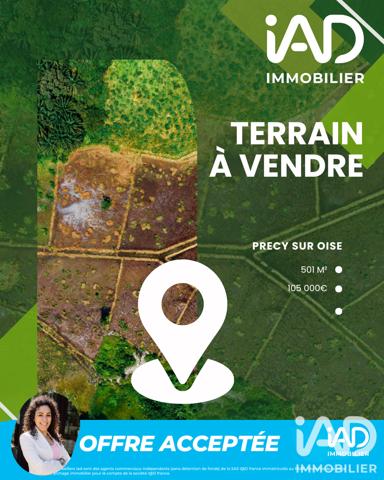 Terrain à vendre 501 m² Précy-sur-Oise