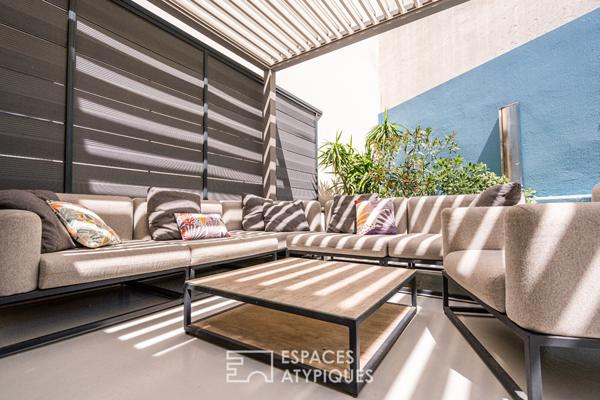 Maison de ville Canétoise proche de la plage, avec terrasse et ascenseur