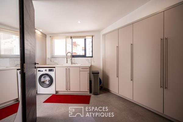 Maison de ville Canétoise proche de la plage, avec terrasse et ascenseur