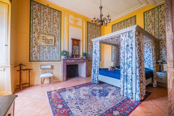Haut Anjou - Château XVIIe classé MH avec dépendances, parc 18ha (5ha de plus en option) rivière, éc