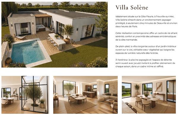 TROUVILLE-SUR-MER ? VILLA CONTEMPORAINE DE PLAIN-PIED - TROUVILLE SUR MER