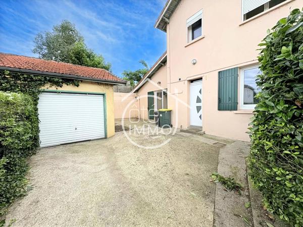 GARDONNE : Maison mitoyenne 3 pièces de 86m² avec jardin et garage