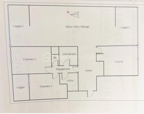 Appartement de 105 m²