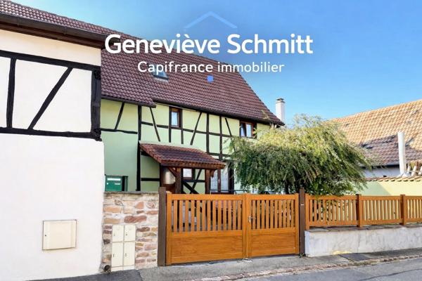 Maison de charme 122 m² avec terrasse, cour et cave – SUNDHOFFEN (68)