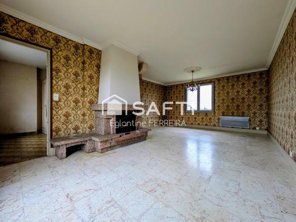 ISSOUDUN, PAVILLON T4 AVEC SOUS-SOL ET JARDIN