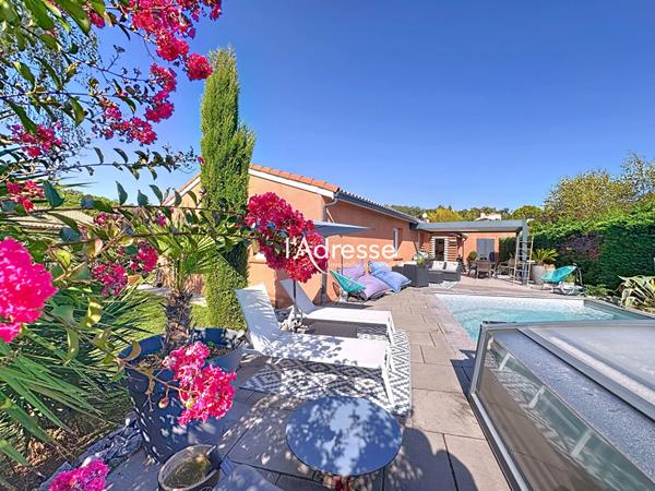 Exclusivité l'Adresse Immobilier - Plaisance-du-touch - Superbe Maison T5 126 m2 piscine pergola.