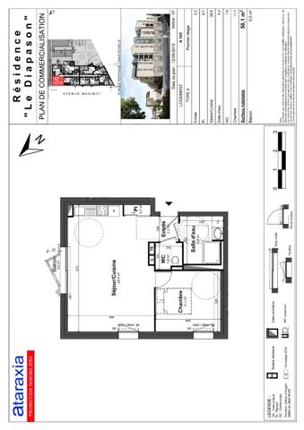 Appartement Tours 2 pièce(s) 50.1 m2